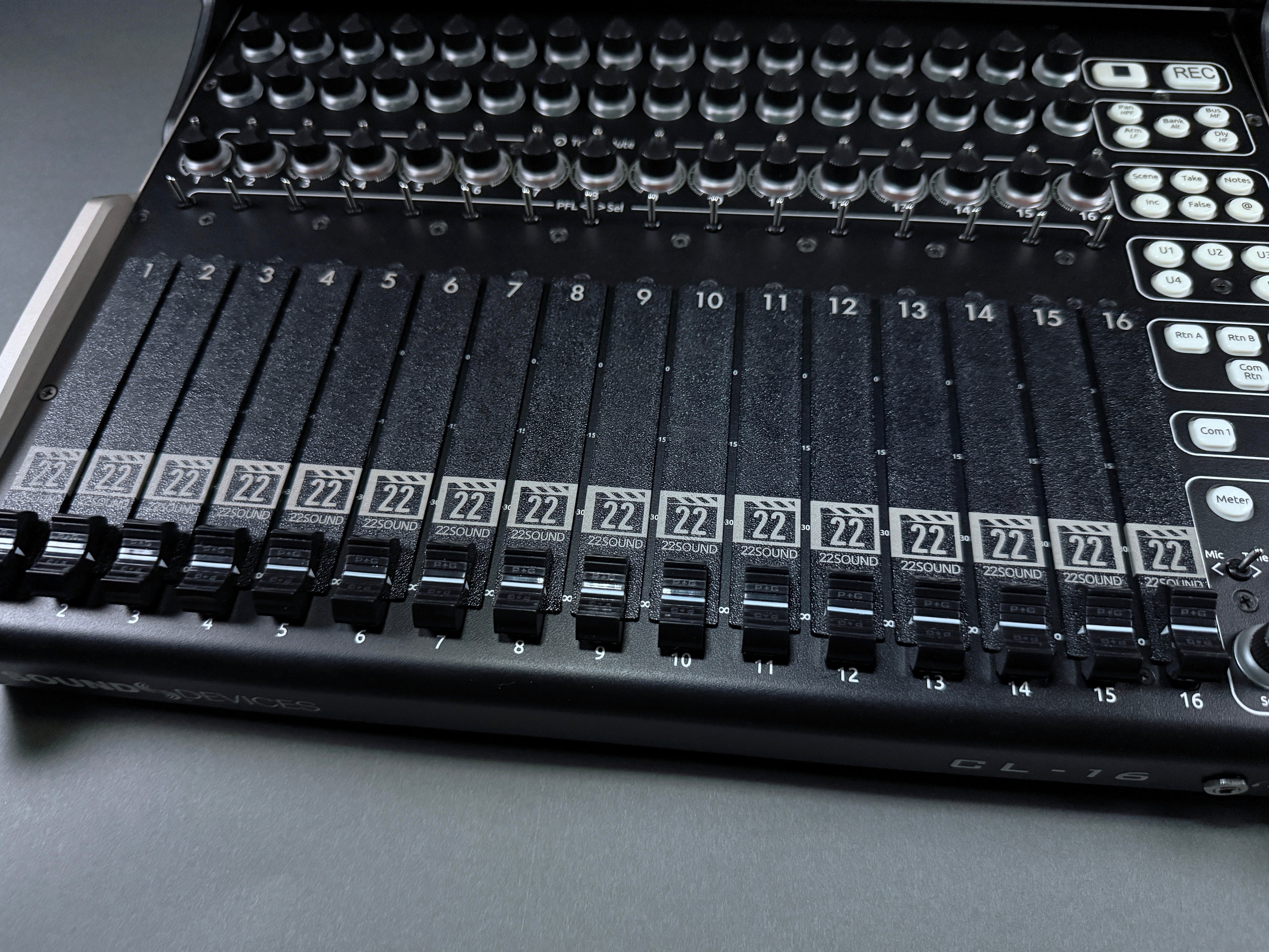 Fader Savers™ for Sound Devices CL-16